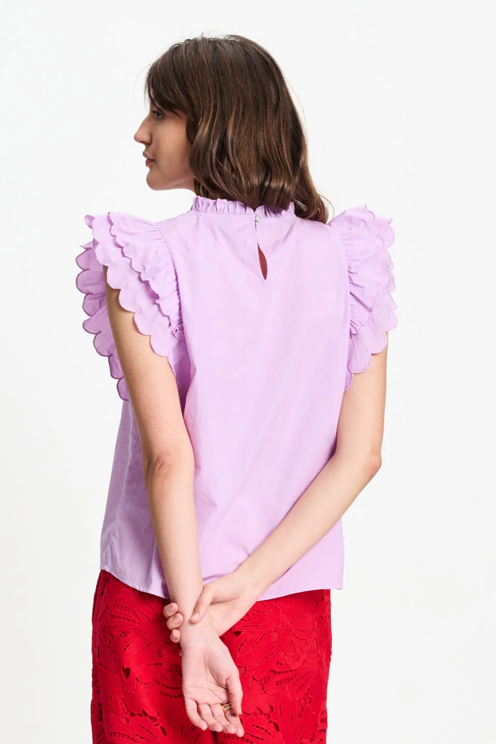 TOP - Ruffles Lavender