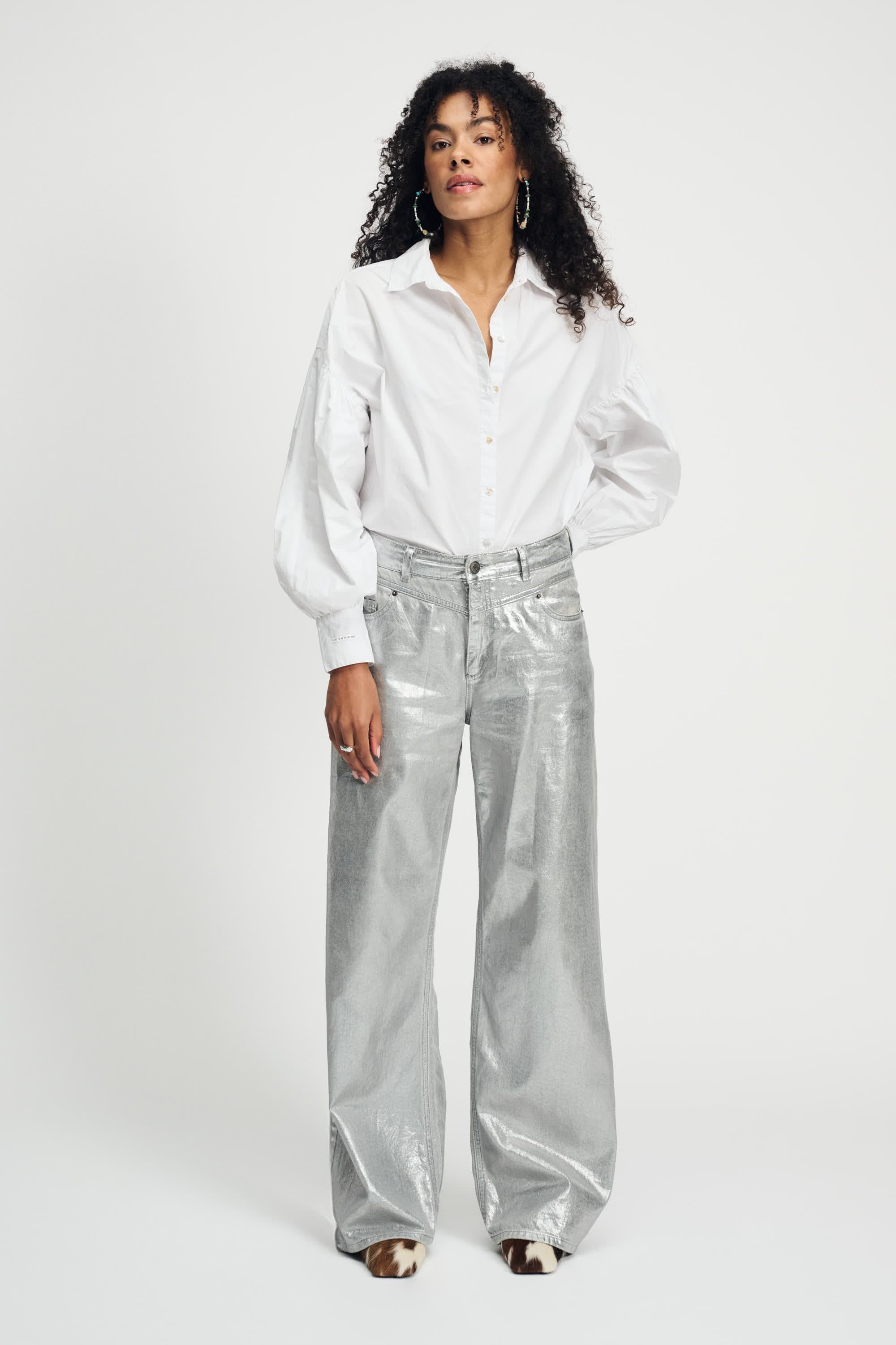 JEANS - Shimmer Denim Grey